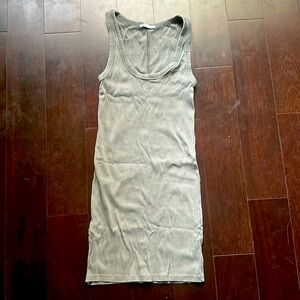 Zara ribbed stretch jersey dress